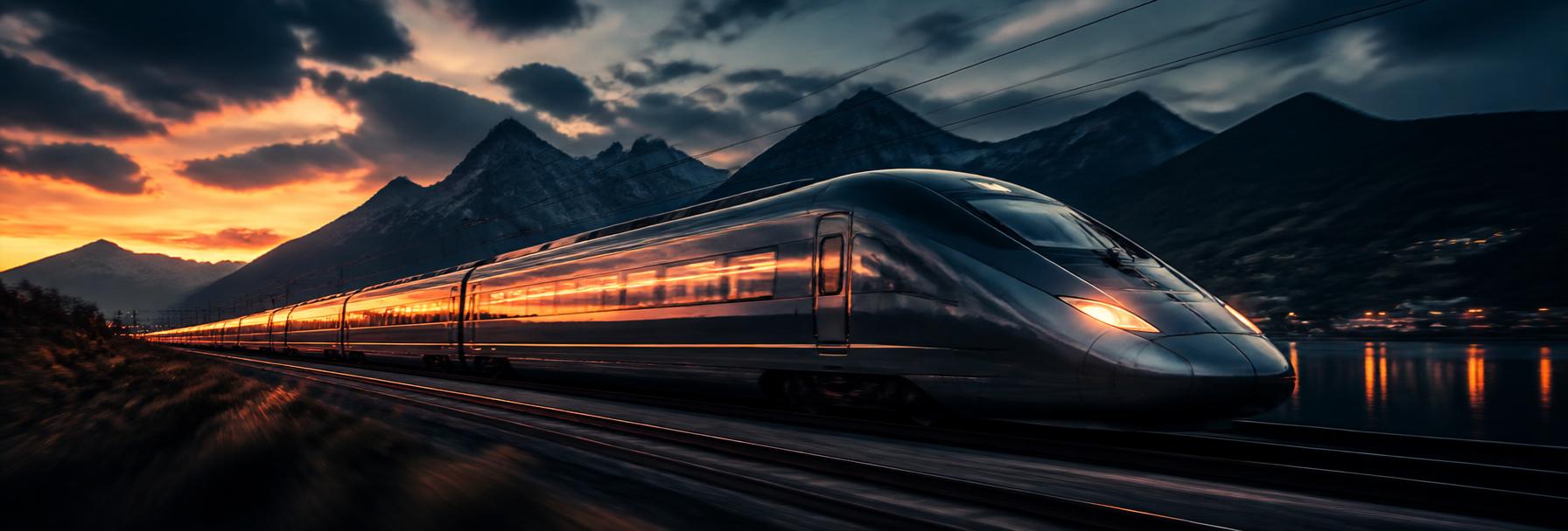 High-speed bullet train